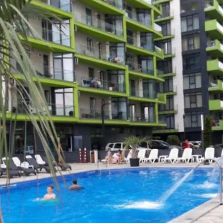 公寓 Panoramic Seaview - Pool & 30m De Plaja 那沃达利